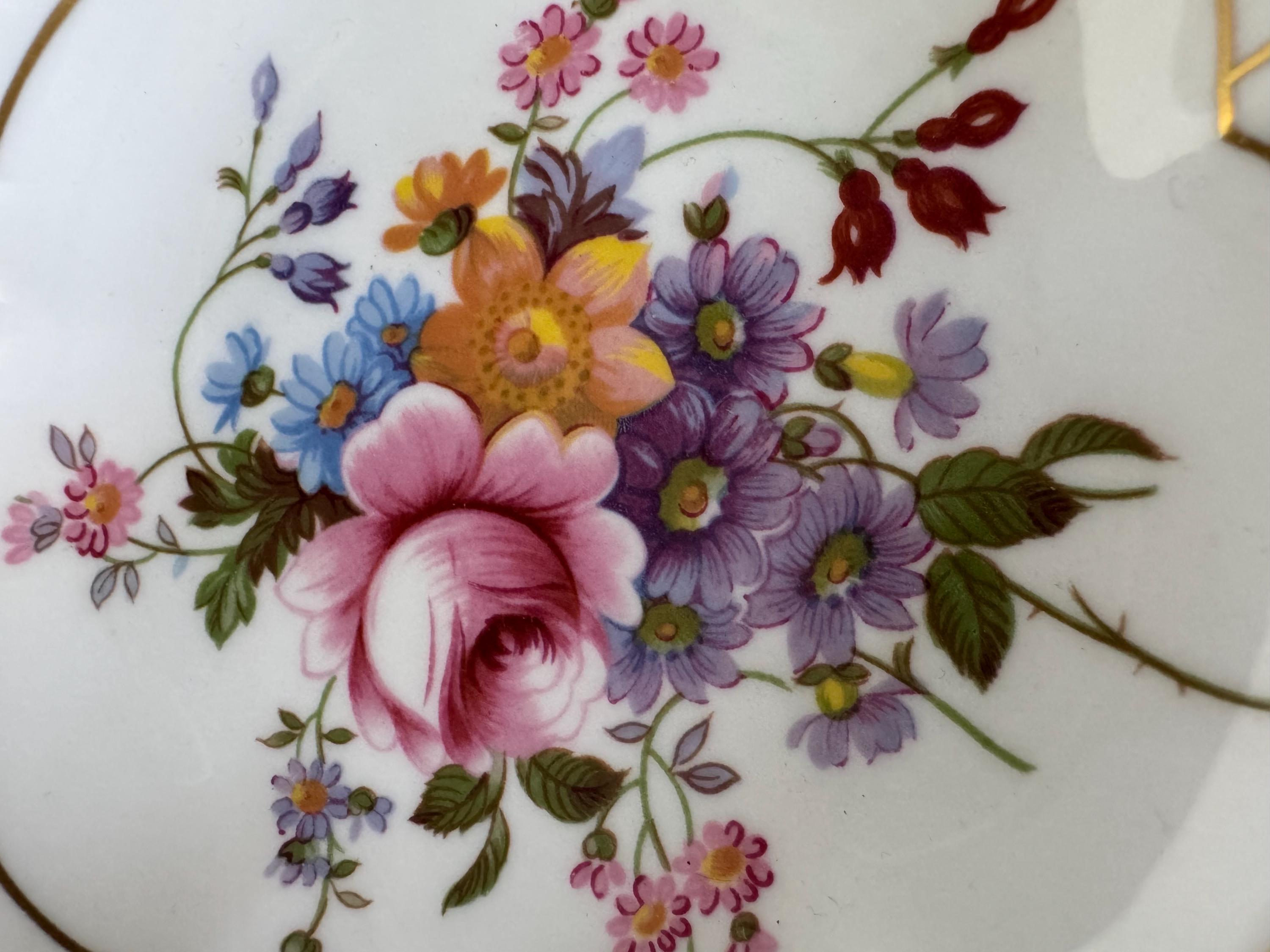 Vintage Royal Crown Derby “Derby Posies” Small Scalloped Dish – Fine English Bone China
