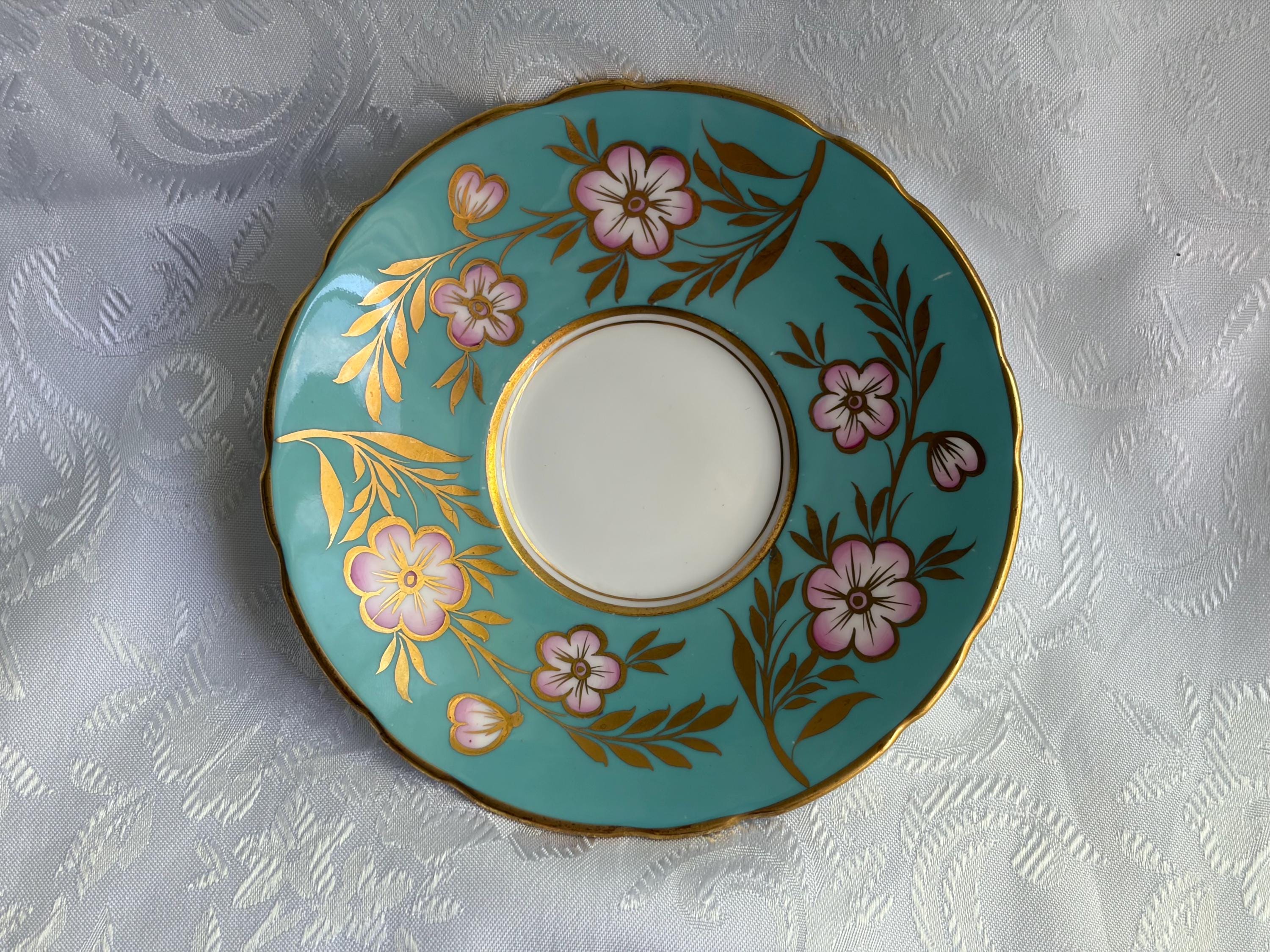 Royal Stafford Bone China Teacup & Saucer Set — Pattern 8506