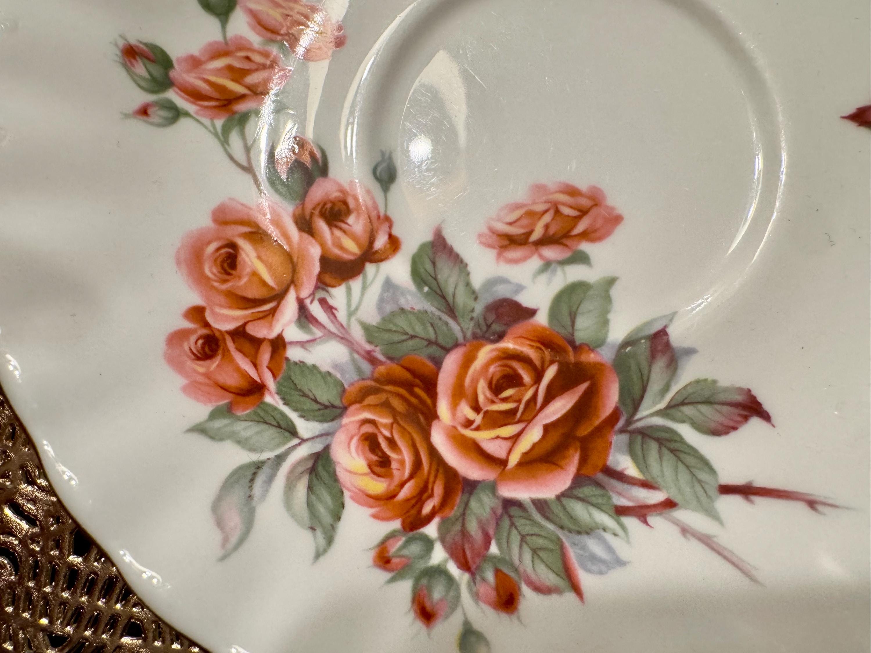 Vintage Royal Albert “Centennial Rose” Teacup and Saucer Set - Elegant Floral Design