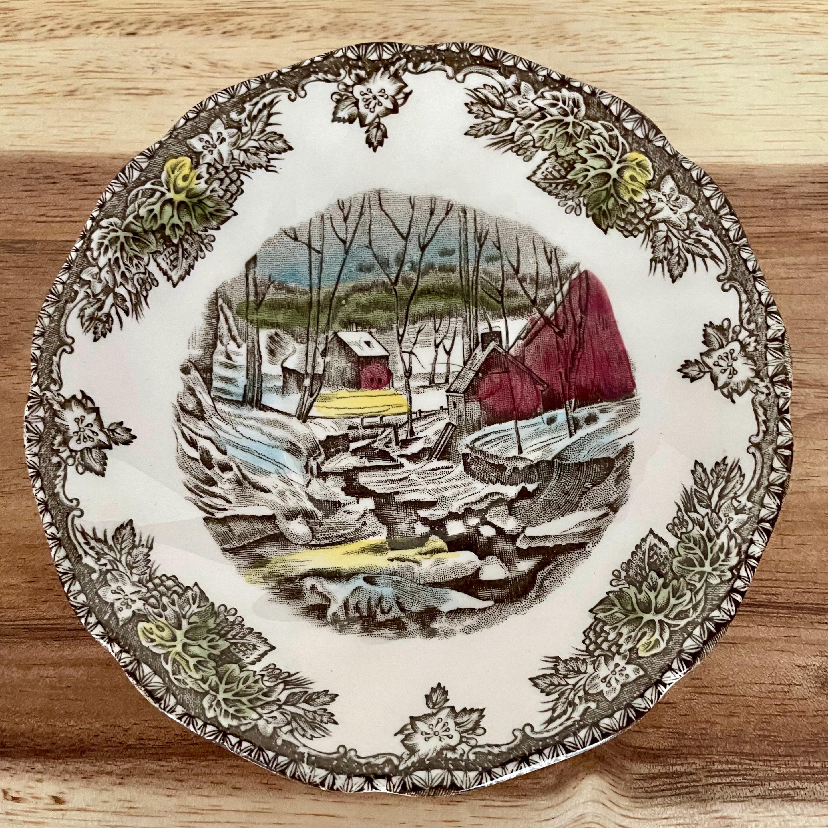 Johnson Bros “The Friendly Village – The Ice House” Cup & Saucer – Made in England