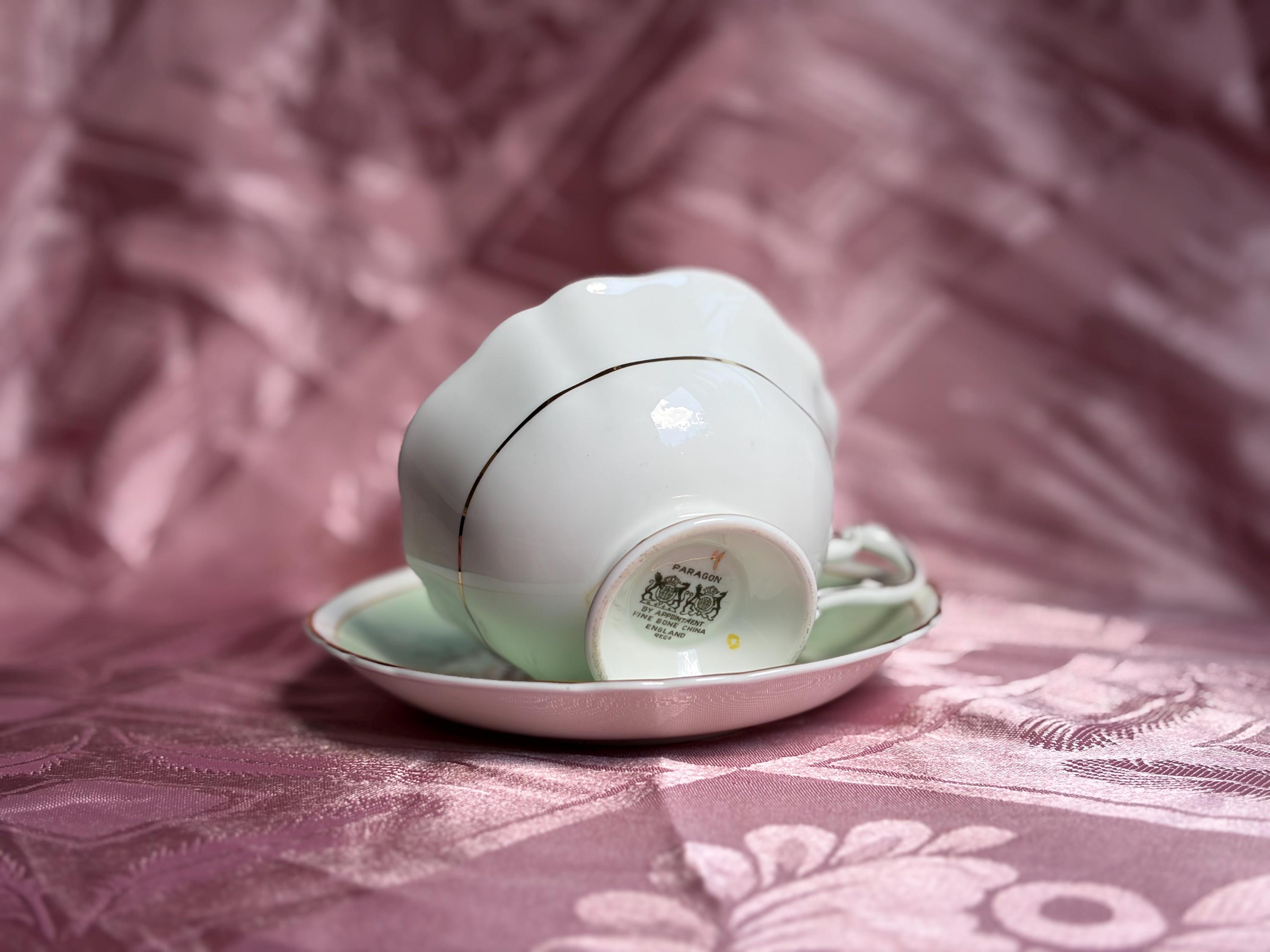 Rare Vintage Paragon Hydrangea Teacup & Saucer – Fine Bone China England
