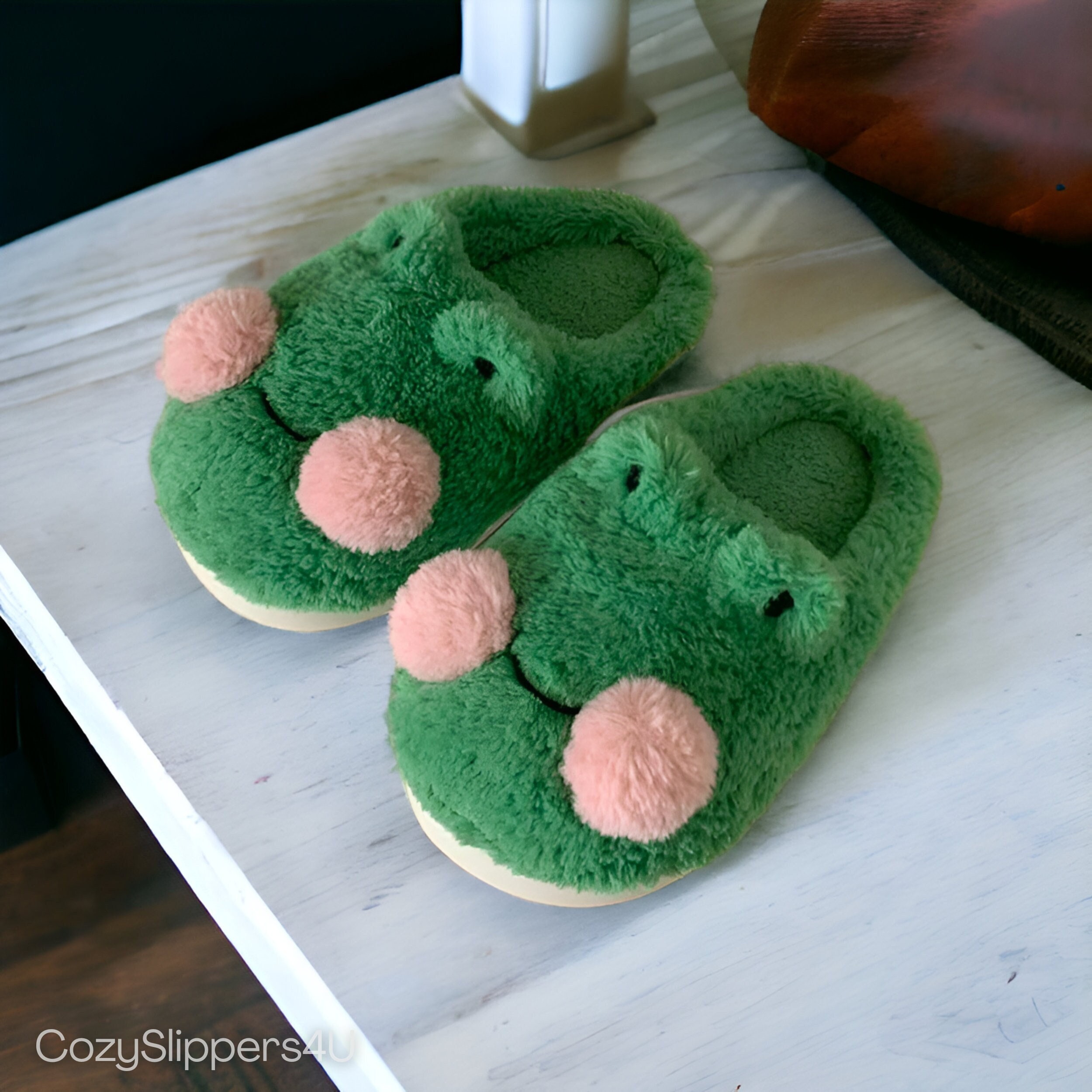Generic DIY Frog Slippers Sewing Kit for Kids 4-7 à prix pas cher
