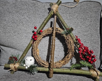 Harry Potter Deathly Hallows Door Wreath