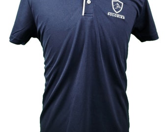 Polo de sport Solohike pour homme, bleu marine français