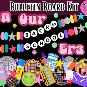 Back to School Era Bulletin Board Kit