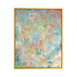 Morning  Splendor, Original Abstract Painting,  24" x 30"