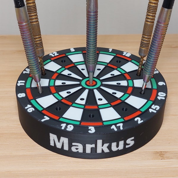 Dart Ständer STEELDART personalisierbar - Dartständer -  Dartpfeil - Geschenkidee - Darts - Deko - Dart Zubehör - Dart Geschenk