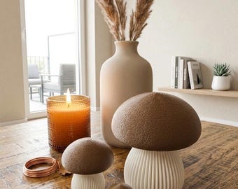 Autumn Home Decoration |3D Printed Mushroom Decor | Halloween Decor
