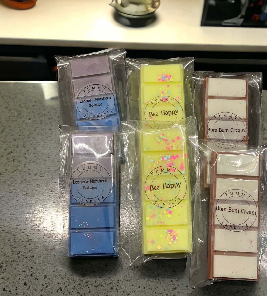 Wax Melt Snap Bars Highly Scented Soy Wax , Handmade Craft Gift , Long