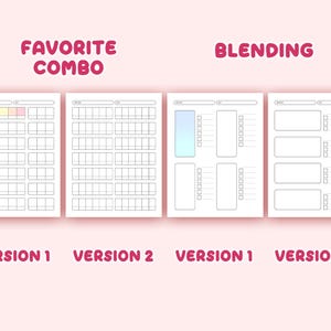 Coloring Practice Worksheets Printable, Blank Color Swatch Chart Combo ...