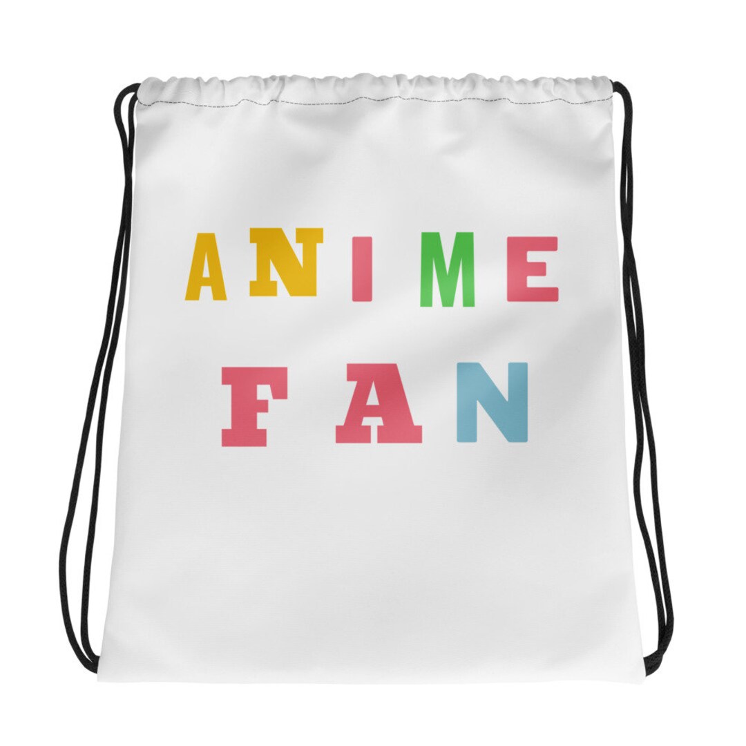 Drawstring Bag Anime Anime Drawstring Bag Anime Girls With Etsy