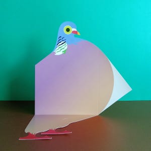 CART'ENVELOPPE Pigeon Ramier