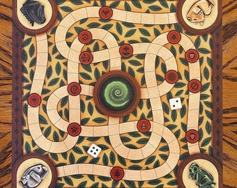 Jumanji Board Game Art Print 10x10