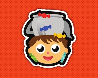 Over the Garden Wall Greg the Candypants Vinyl Sticker