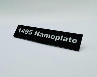 Personalisiertes Namensschild für Pelican 1495 Case
