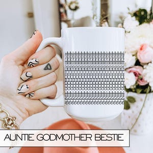 Godmother Proposal Mug Gift Auntie Godmother Bestie Coffee Mug Gift from Goddaughter Baptism Godmom Gift from Godson Godmother Birthday Gift