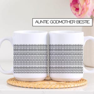 Godmother Proposal Mug Gift Auntie Godmother Bestie Coffee Mug Gift from Goddaughter Baptism Godmom Gift from Godson Godmother Birthday Gift