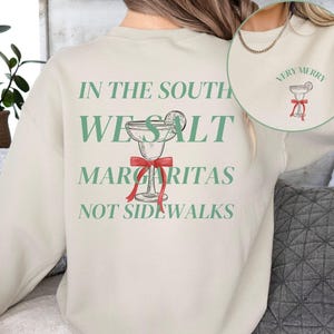 Margarita Sweatshirt Spicy Margarita Shirt Tequila Sweatshirt Birthday Gift Friend Christmas Signature Cocktail Crewneck Cocktail Shirt