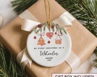 Personalized Adoption Ornament Gift for Christmas Custom New Family Ornament Gotcha Day Keepsake Adoption Gift Announcement