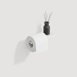 Sleek Toilet Paper Holder - Modern Bathroom Decor, Housewarming Gift, Bathroom Organizer - Holder For Left