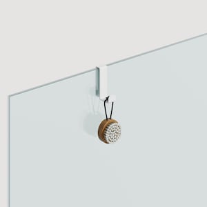Shower Glass Hook, Bathroom Hooks, Bathroom Accessories,  Modern Interior, Stainless Steel Hooks, Housewarming Gift, Modern Bathroom