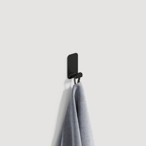 Bathroom Hooks, Metal Wall Hook, Black Wall Hook, Towel Hooks,  Towel Hook, Bathroom Towel Hooks, Towel Rack