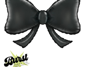 40 inch Black Bow Balloon