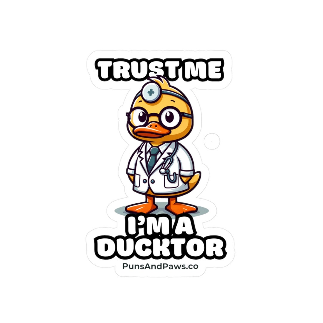 Ducktor Sticker: Waterproof Vinyl Laptop Decal - Etsy