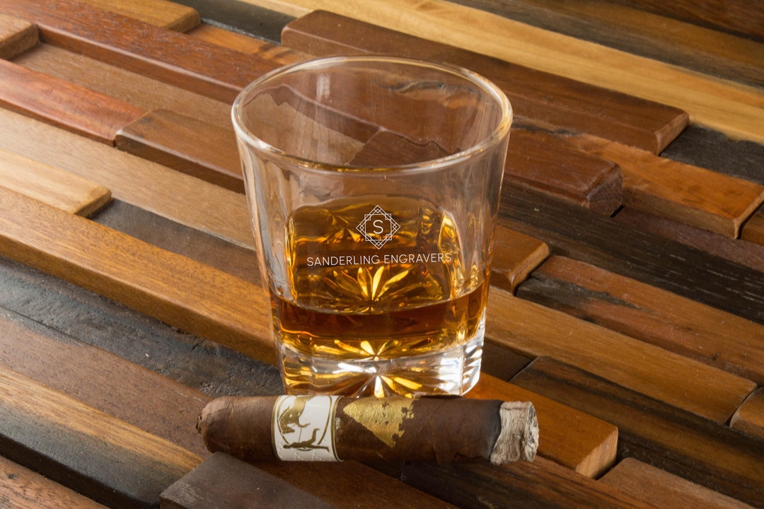 Custom Engraved Whiskey Glasses 8oz Rocks Glass Set of 4 Etsy — free download
