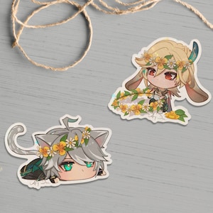 Holographic Vinyl Stickers: Spring Edition (Kitty Haitham & Bun Kaveh)