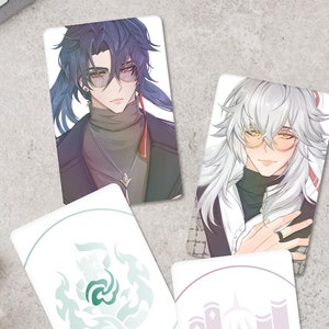 Photocard Prints von Honkai Star Rail Charakteren mit Brille (laufende Serie)