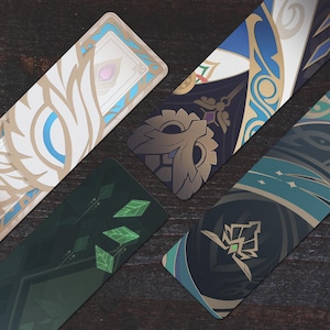 Alhaitham & Dr. Ratio inspired bookmarks