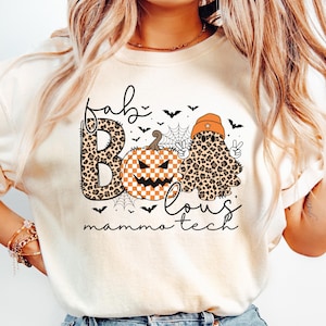 Halloween Mammo Tech Shirt, Mammography Tee, Spooky Radiology Shirt, Fall Mammo Tech Gift Breast Cancer Awareness, Comfort Colors Sweatshirt