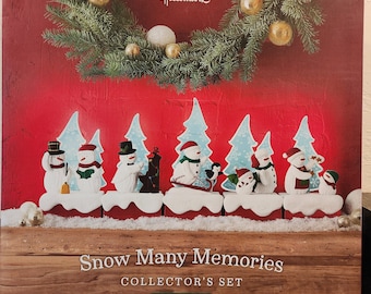 2018 Snow Many Memories Hallmark Collector Set