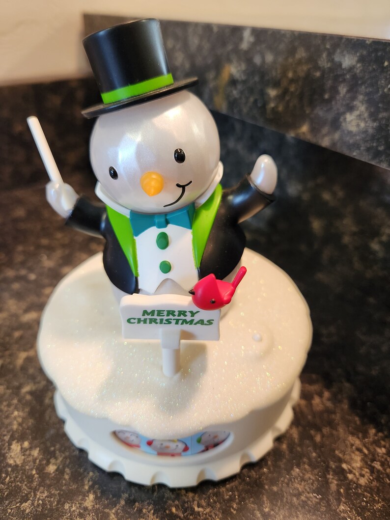 Hallmark 2014 Christmas Tree Concert Snowmen & Conductor Etsy