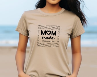 Lustiges Mom Mode Shirt - lässiges Mom Life Tee