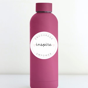 Motivational Sticker | Inspirational Sticker| Quote Sticker | Vinyl and  Water Resistant | For Hydroflasks Water Bottles, Laptops, Notebooks