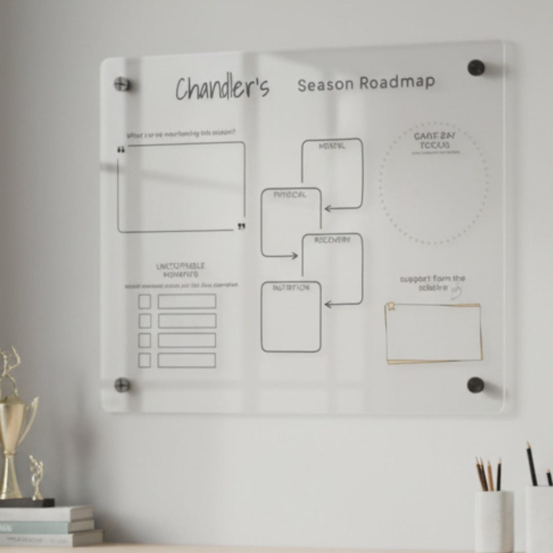 Sports Roadmap Personalized Season Roadmap for Athletes | Sports Mindset Board ...