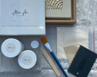 DIY Textured Art Kit | Full Canvas Tool Set