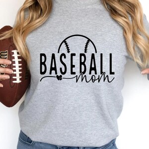 Baseball Mom Sweatshirt, Baseball Mom sweatshirt For Mothers Day Gift, Retro Baseball Mama Sweatshirt For Birthday Gift For, baseball mama