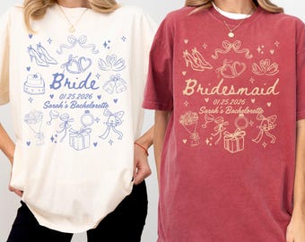 The Bach Club Comfort Colors Custom Bachelorette Party T-Shirt - Unisex Cotton Tee, Personalized Design Options