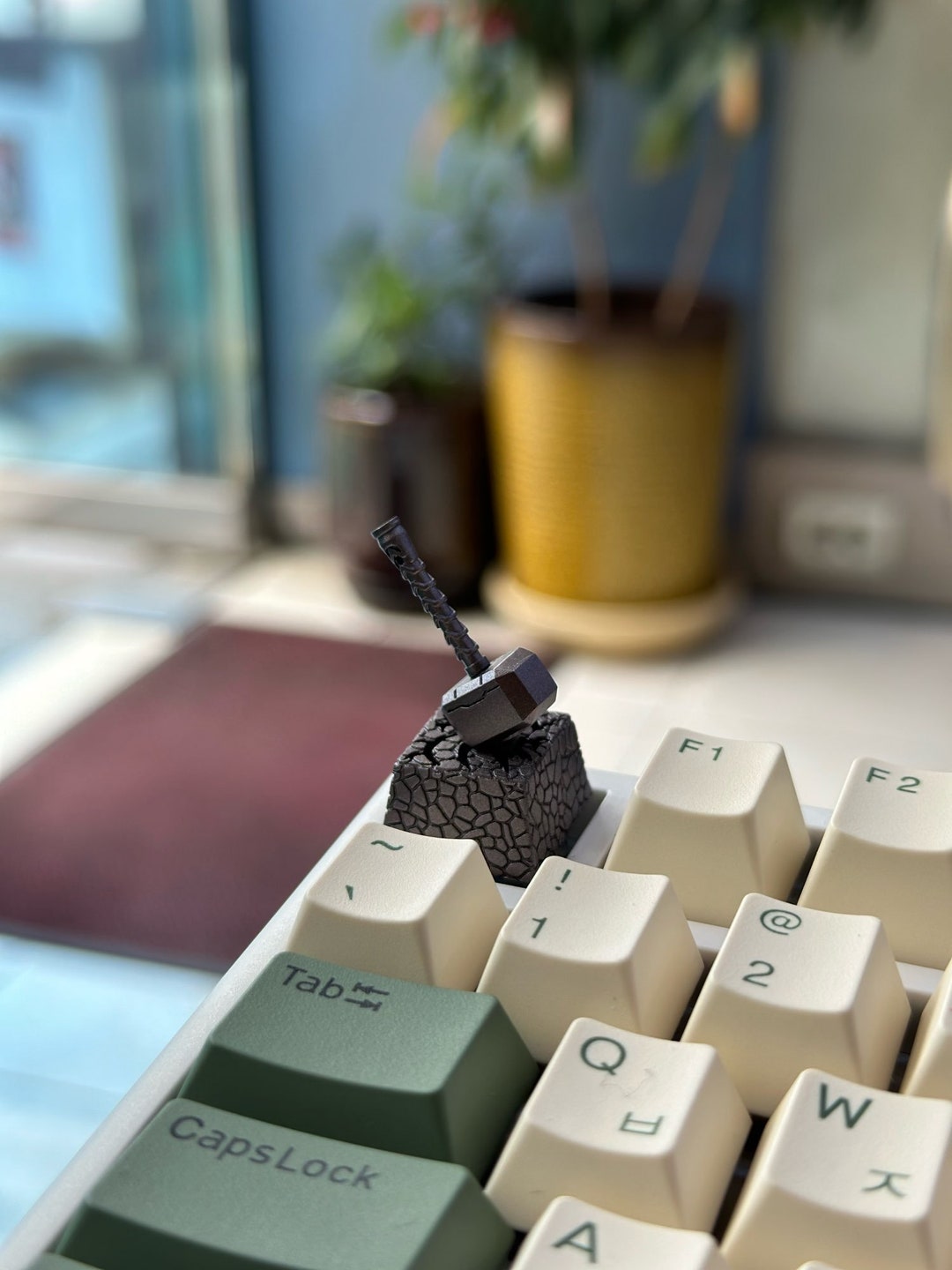 Thor's Hammer Keyboard Keycap Keyboard Keycap Etsy