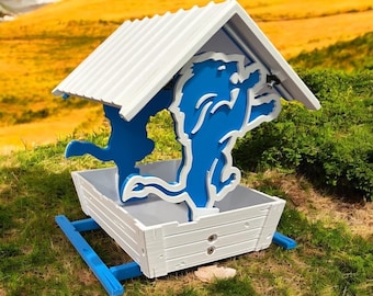 Comedero para pájaros de los Detroit Lions