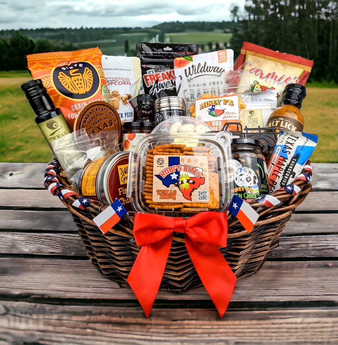 to Texas Gift Basket, Housewarming Gift, Gourmet Food, Country
