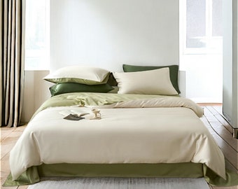 Duvet Cover Set, Satin Sheets, Luxurious Bedding, Queen Duvet Cover, Bedspreads, Comforter Set, Bed Linings
