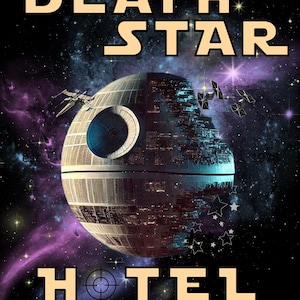 Death Star Hotel PNG | Sci-Fi Space Station Clipart | Digital Download for Sublimation & Crafts