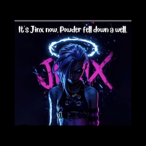 League of Legends PNG File | Gaming Clipart | LOL Digital Download Artwork - Jinx