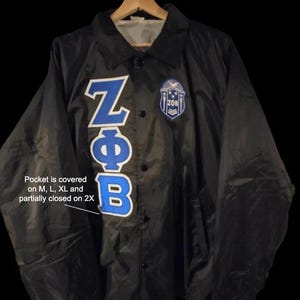 Zeta Phi Beta Personalized Line Jacket (Zig Zag Outline)