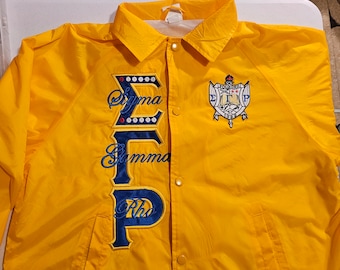 Sigma Gamma Rho Line Jacket (Satin Outline)