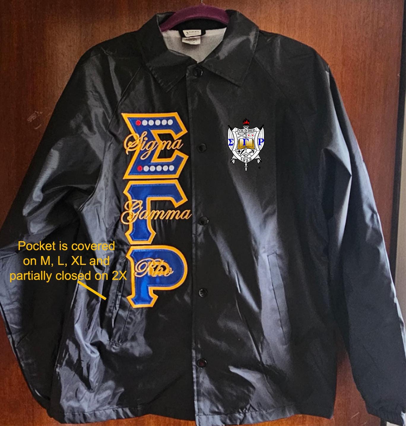 Sigma Gamma Rho Line Jacket (Zig Zag Outline)
